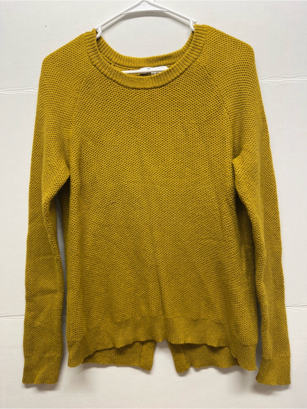Madewell Women's Medium Mustard Yellow Crewneck Sweater